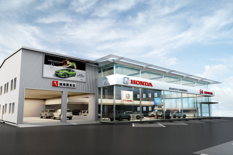 上李朗东风本田4S店装修项目